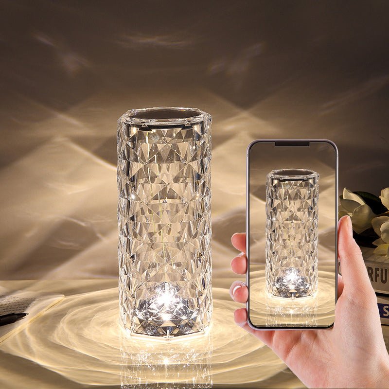 LED Crystal Rose Table Lamp Atmosphere Lamp Night Light